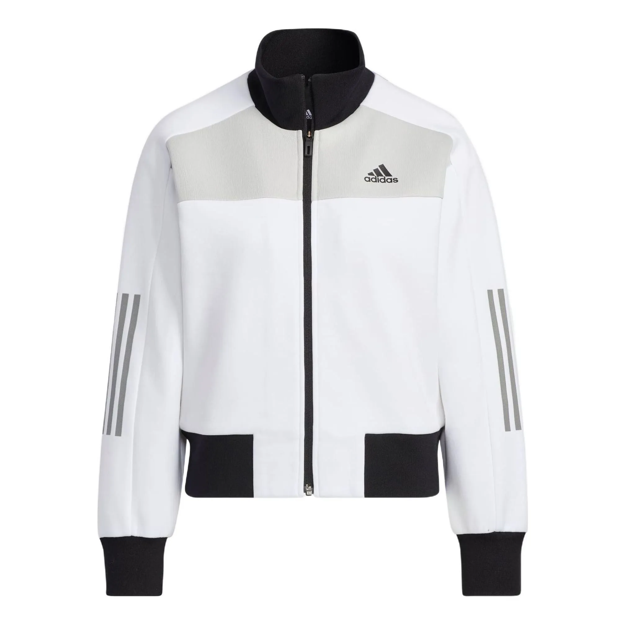 (WMNS) adidas UST Jacket 'White Black' HM7089 sold by KicksCrew