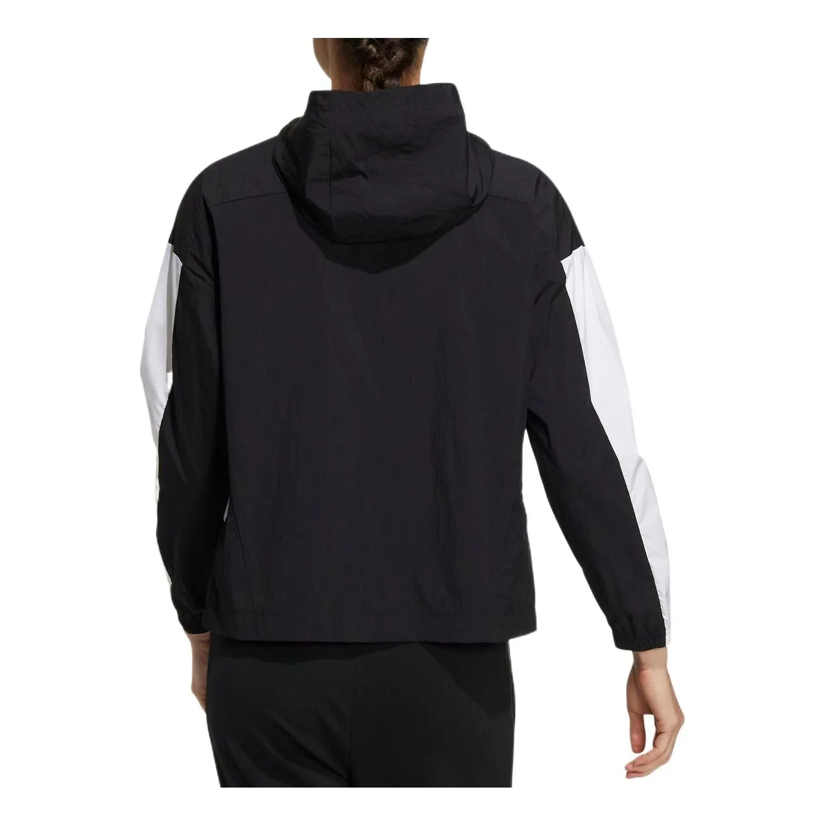 (WMNS) adidas UST Woven Jacket 'Black White' HM5276 sold by KicksCrew product image thumbnail 3