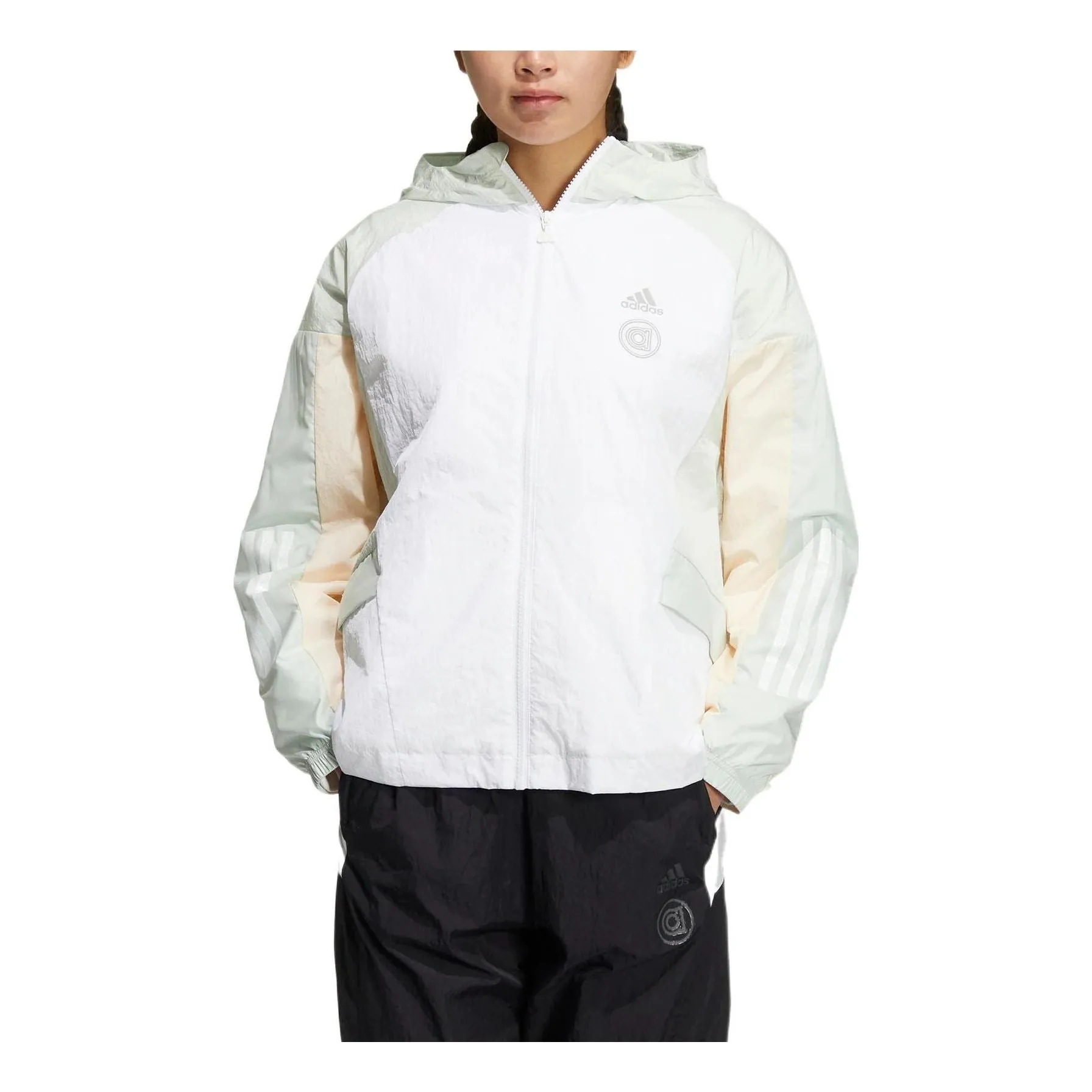 (WMNS) adidas Ust Woven Jacket 'White' HM5279 sold by KicksCrew product image thumbnail 2