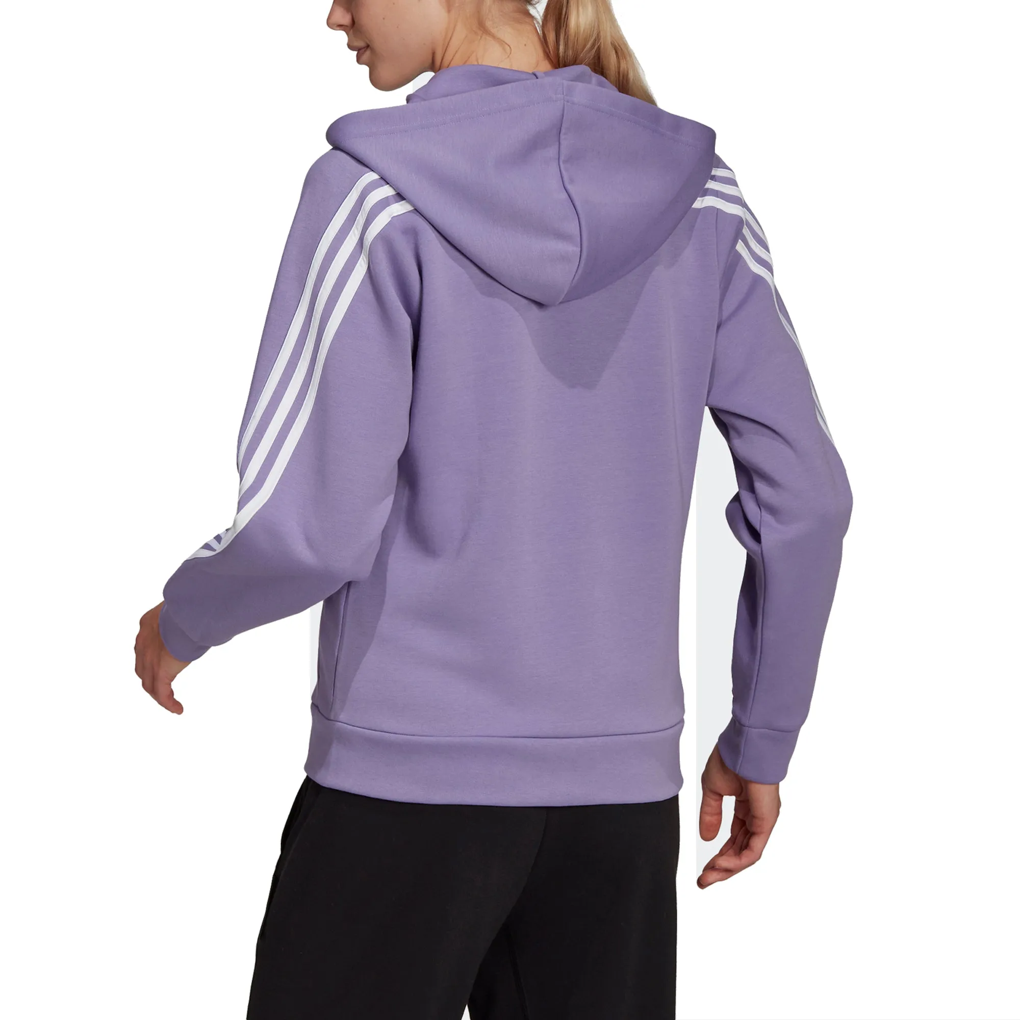 (WMNS) adidas Future Icon Lilac Hooded Jacket 'Purple' HC1637 sold by KicksCrew product image thumbnail 3