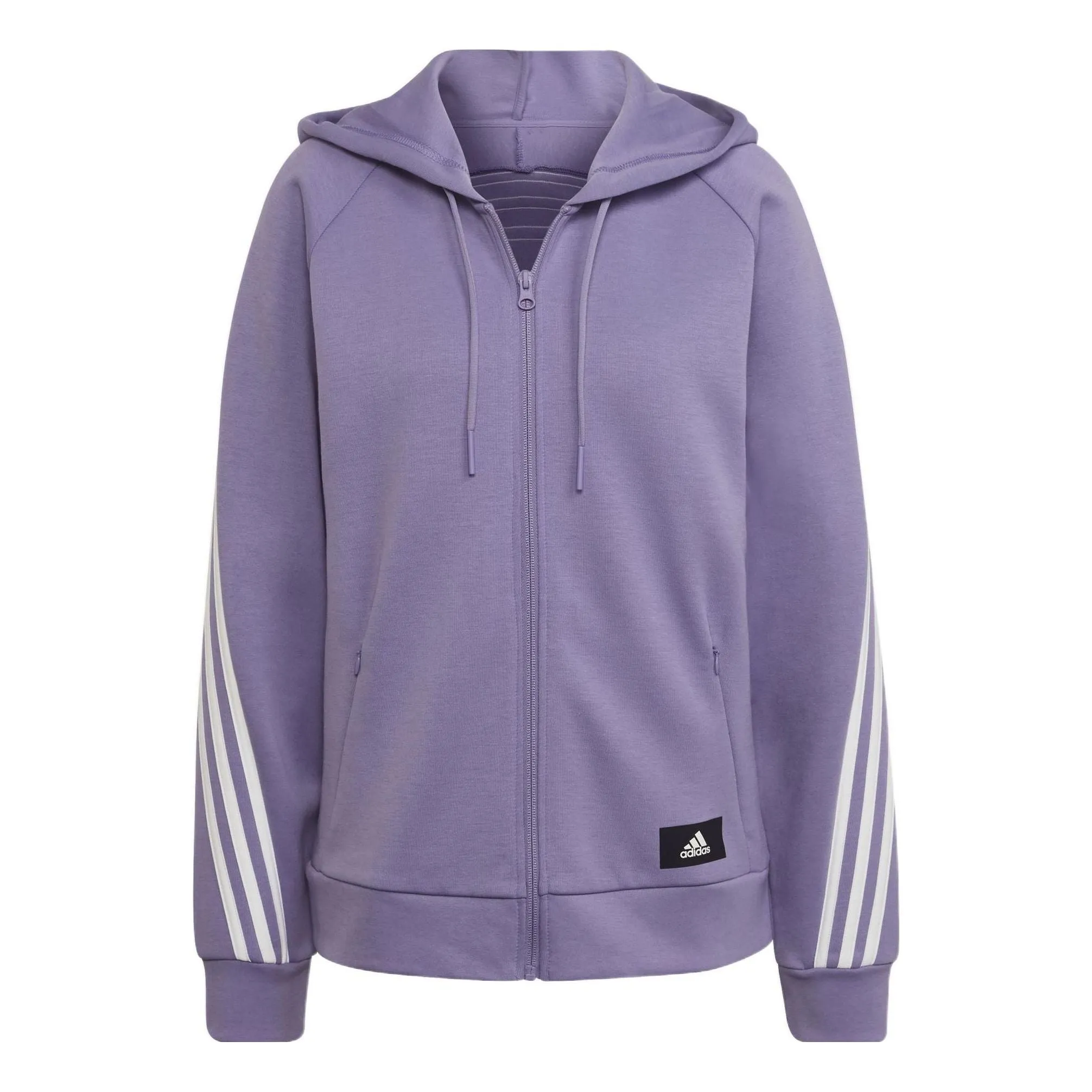 (WMNS) adidas Future Icon Lilac Hooded Jacket 'Purple' HC1637 sold by KicksCrew