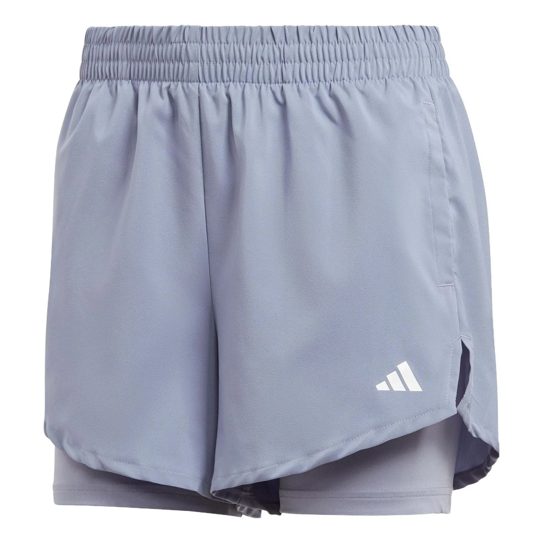 (WMNS) adidas Aeroready Two-In-One Shorts 'Purple' HR7867 sold by KicksCrew