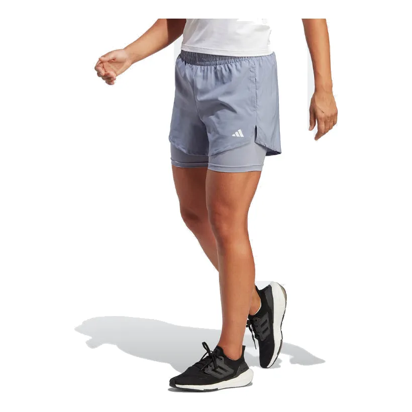 (WMNS) adidas Aeroready Two-In-One Shorts 'Purple' HR7867 sold by KicksCrew product image thumbnail 2