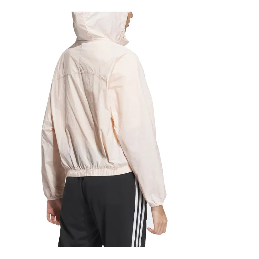 (WMNS) adidas Graphic Woven Jacket 'White' HY2863 sold by KicksCrew product image thumbnail 3