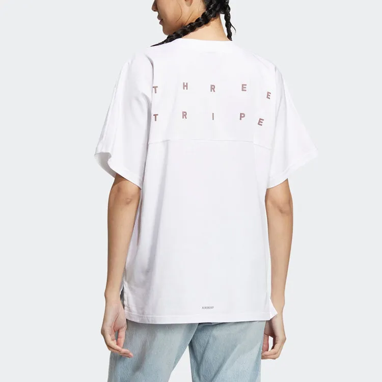 (WMNS) adidas Word T-Shirt 'White' IA5249 sold by KicksCrew product image thumbnail 3