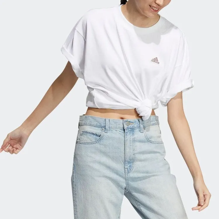 (WMNS) adidas Word T-Shirt 'White' IA5249 sold by KicksCrew product image thumbnail 2