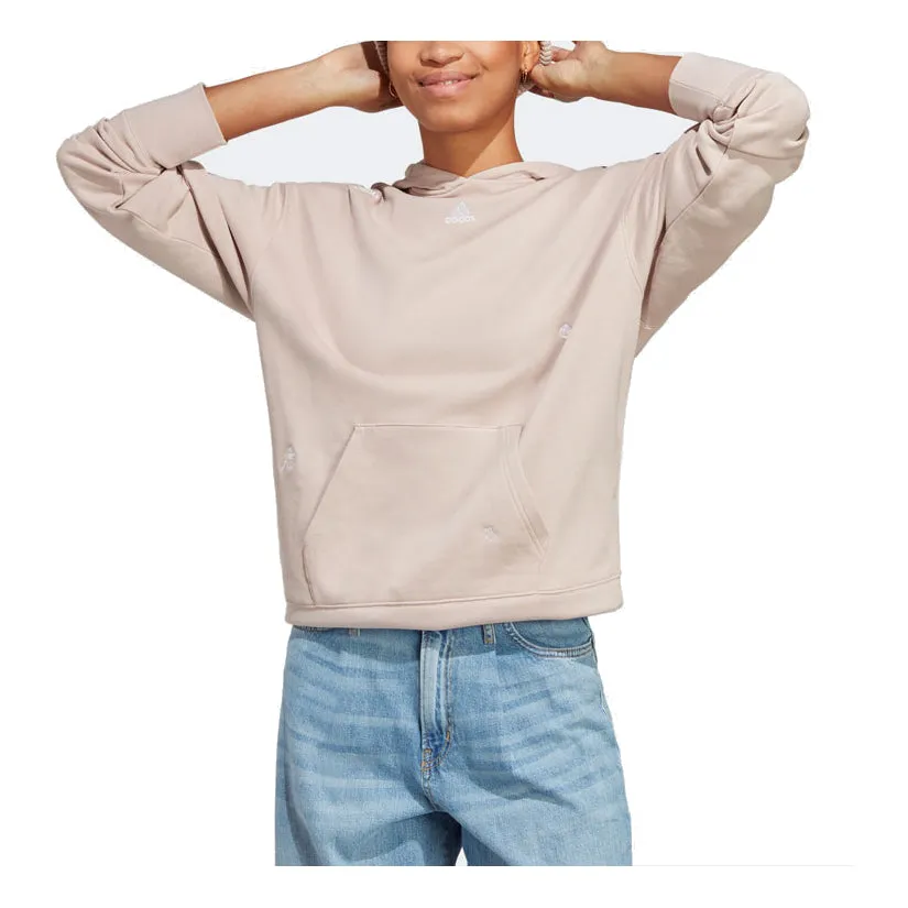 (WMNS) adidas Relaxed Hoodie 'Beige' IC8684 sold by KicksCrew product image thumbnail 2