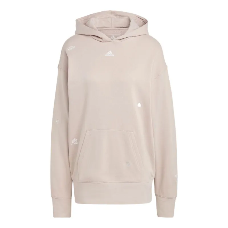 (WMNS) adidas Relaxed Hoodie 'Beige' IC8684 sold by KicksCrew