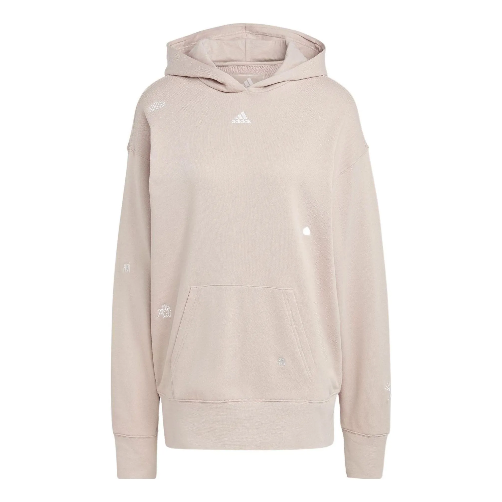 (WMNS) adidas Relaxed Hoodie 'Beige' IC8684 sold by KicksCrew