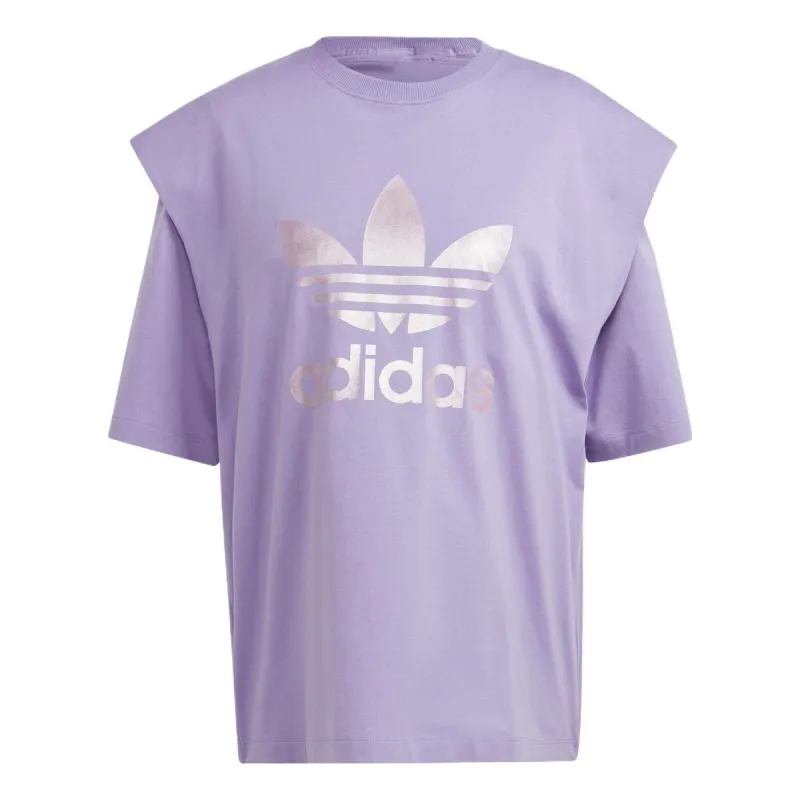 (WMNS) adidas Always Original T-Shirt 'Purple' IC7203 sold by KicksCrew
