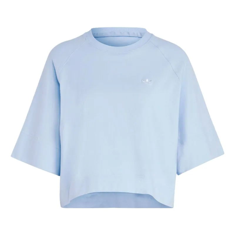 (WMNS) adidas Premium Essentials T-Shirt 'Blue' IC5251 sold by KicksCrew