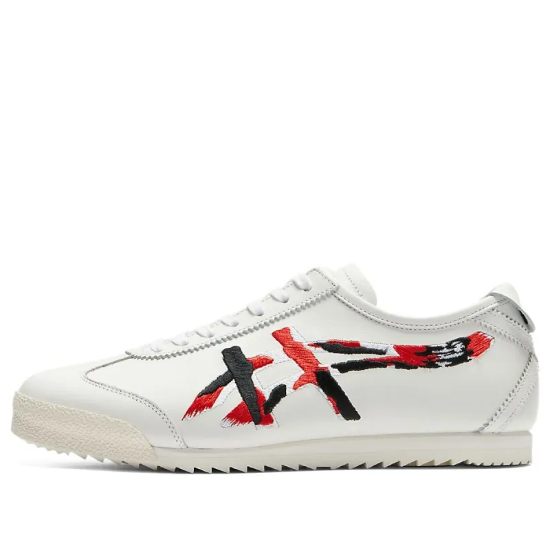 (WMNS) Onitsuka Tiger Mexico 66 Deluxe 'White Classic Red' 1182A625-100 sold by KicksCrew