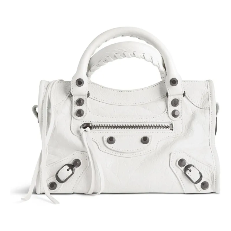 (WMNS) Balenciaga Le City Mini Bag 'Optic White' 8063952ABEK9104 sold by KicksCrew