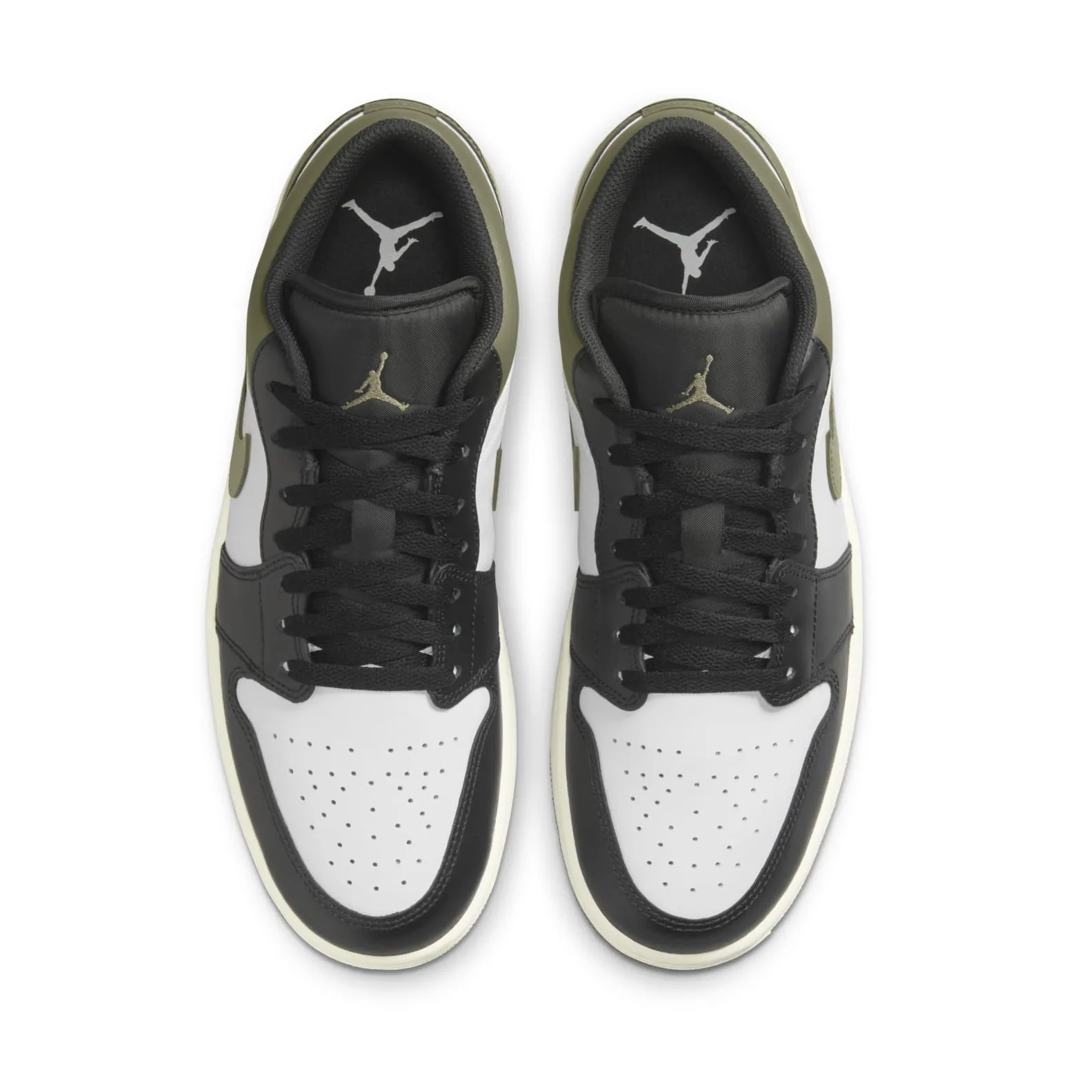 Air Jordan 1 Low 'Black White Medium Olive' 553558-092 sold by KicksCrew product image thumbnail 4