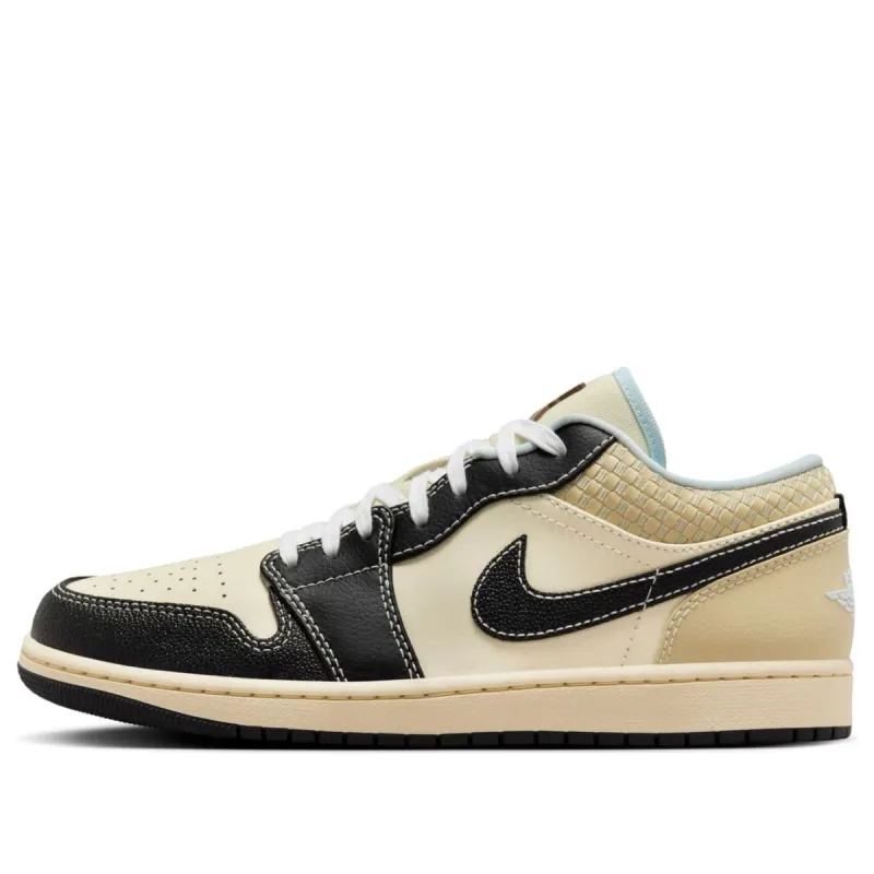 Air Jordan 1 Low SE 'Coconut Milk Black Muslin' HQ3437-101 sold by KicksCrew