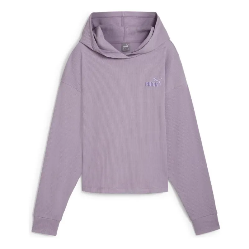 (WMNS) PUMA Ess Elevated Hoodie 'Pale Plum' 682503-30 sold by KicksCrew