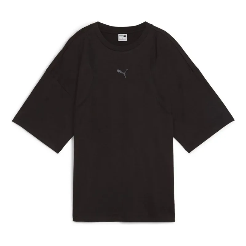 (WMNS) PUMA DARE TO Oversized Cut-out T-shirt 'Black' 626644-01 sold by KicksCrew