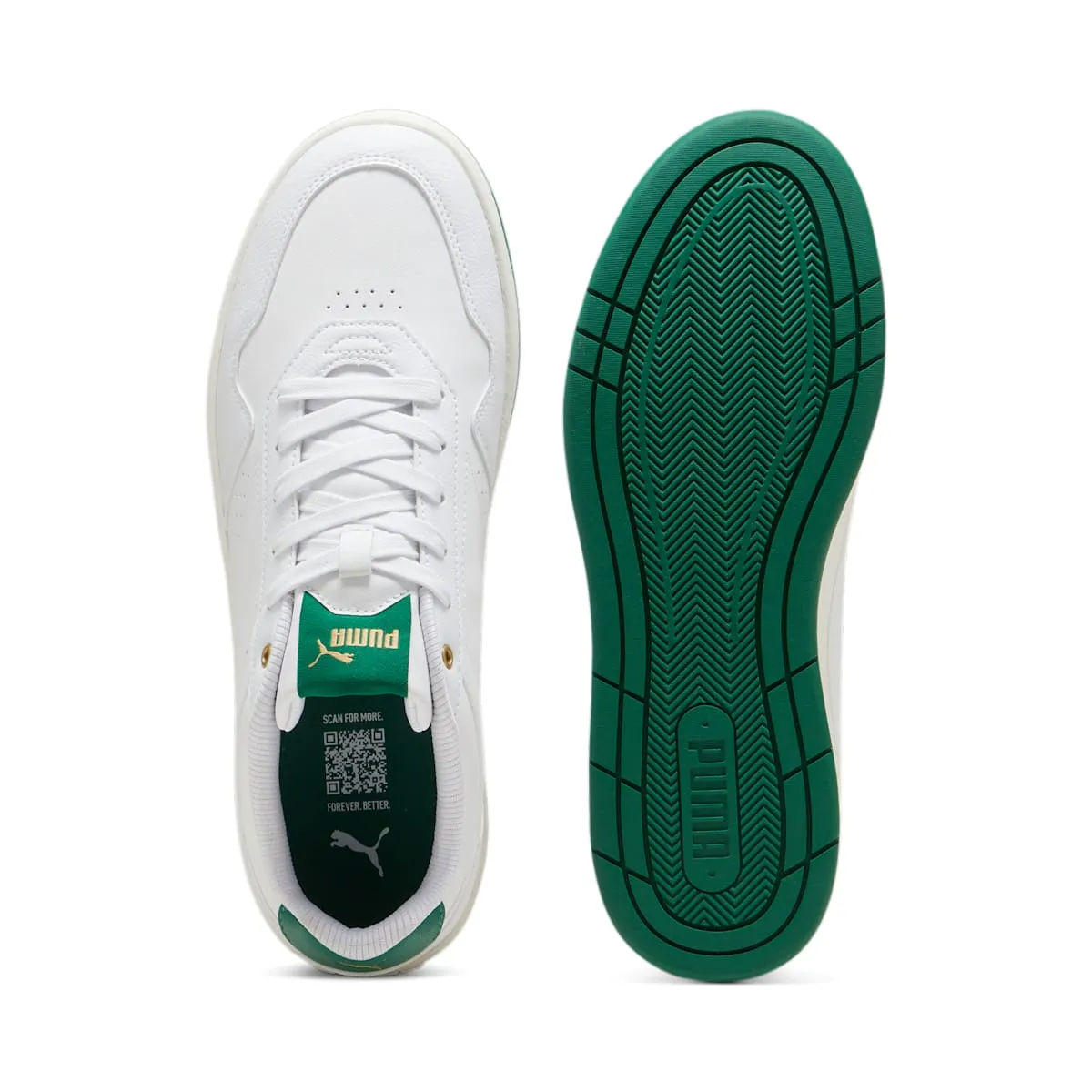 PUMA Court Classic 'White Green' 395018-03 sold by KicksCrew product image thumbnail 4