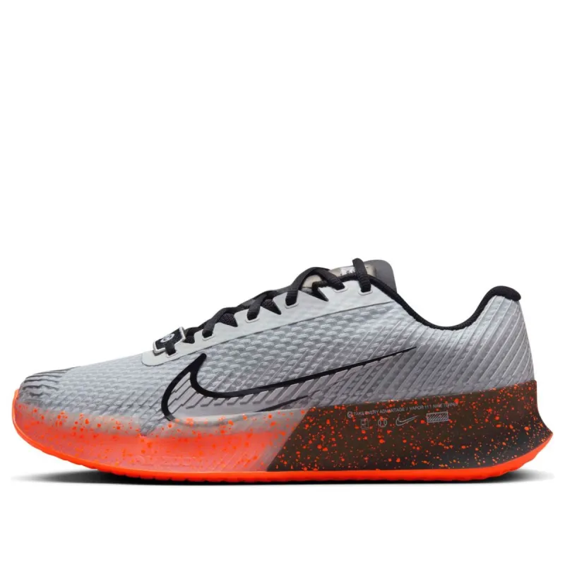 NikeCourt Air Zoom Vapor 11 HC Premium 'Pure Platinum Black Crimson' FQ7721-001 sold by KicksCrew