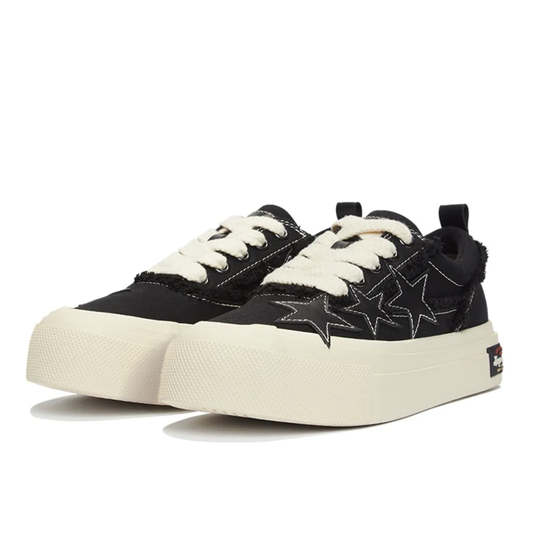 KAALIXTO Skateboarding Canvas Low 'Black Leather' KSH220712 sold by KicksCrew product image thumbnail 3