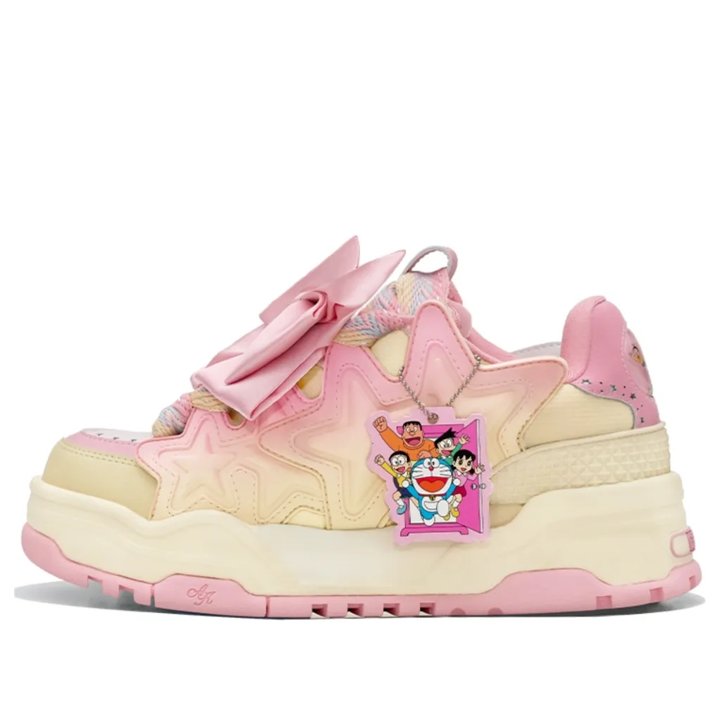 KAALIXTO x Doraemon Skateboarding Low 'Pink' KSH231112 sold by KicksCrew
