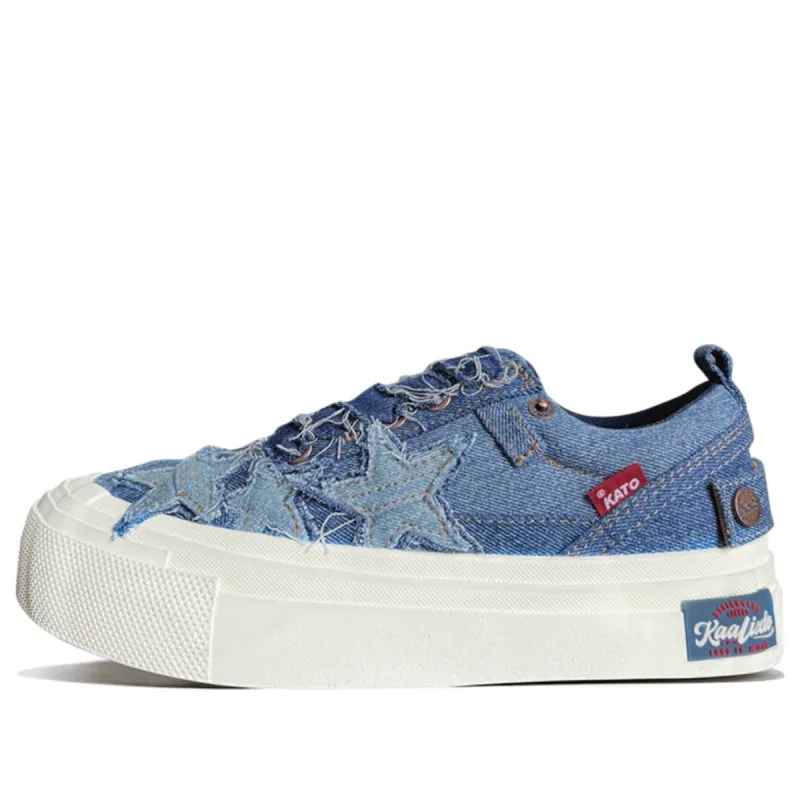 KAALIXTO Skateboarding Canvas Low 'Denim' KSH230313 sold by KicksCrew