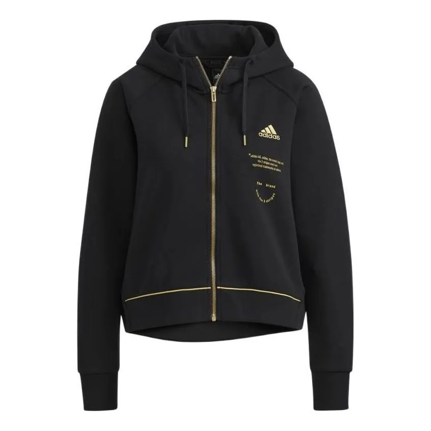 (WMNS) adidas Adi Logo Jacket 'Black' HG1840 sold by KicksCrew