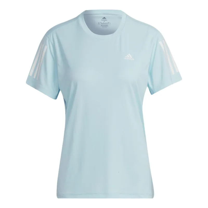 (WMNS) adidas Own the Run T-Shirt 'Blue' HL1481 sold by KicksCrew