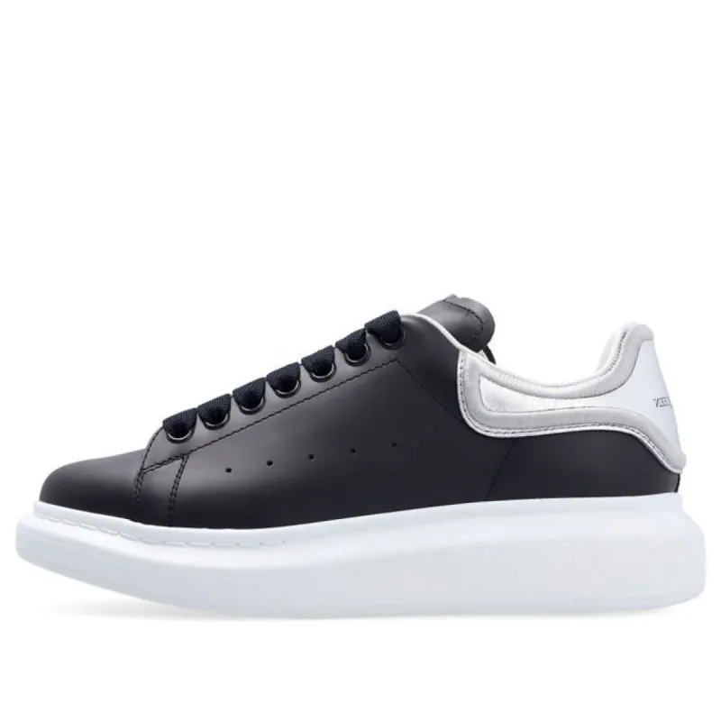 (WMNS) Alexander McQueen Larry Oversized Sneakers 'Black White' 685666WIBN64063 sold by KicksCrew