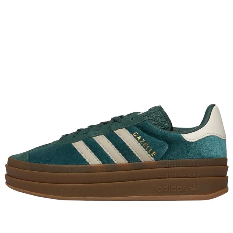(WMNS) adidas Gazelle Bold 'Mineral Green Velvet' IG4391 sold by KicksCrew