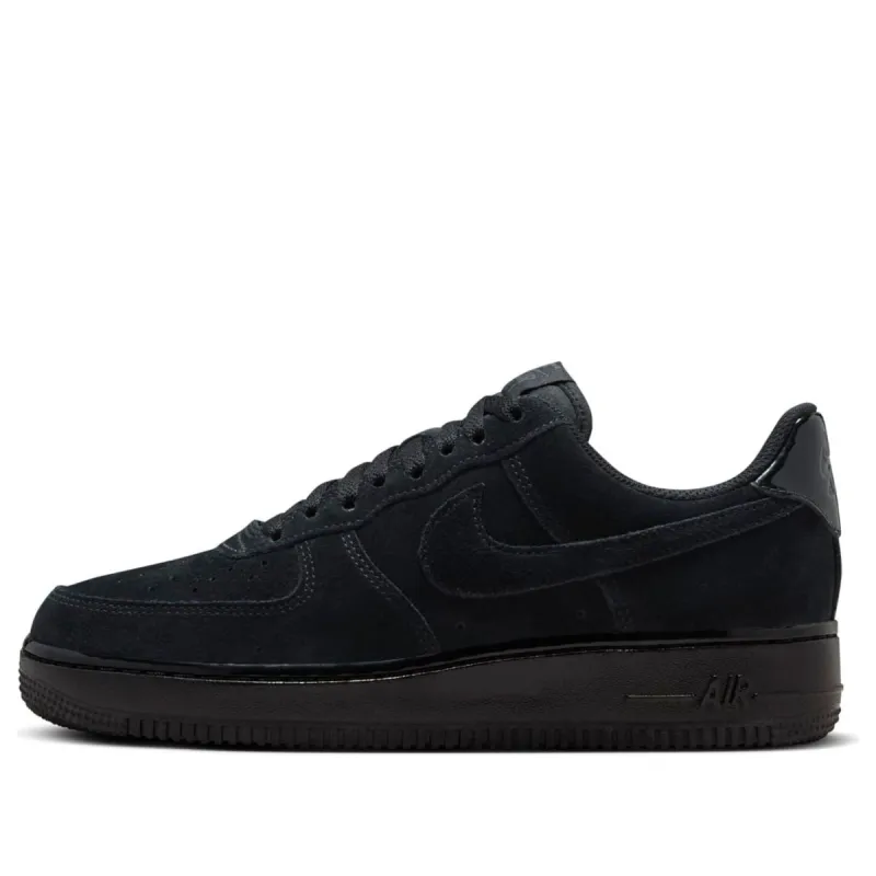 (WMNS) Nike Air Force 1 '07 'Triple Black Suede' HM9659-001 sold by KicksCrew