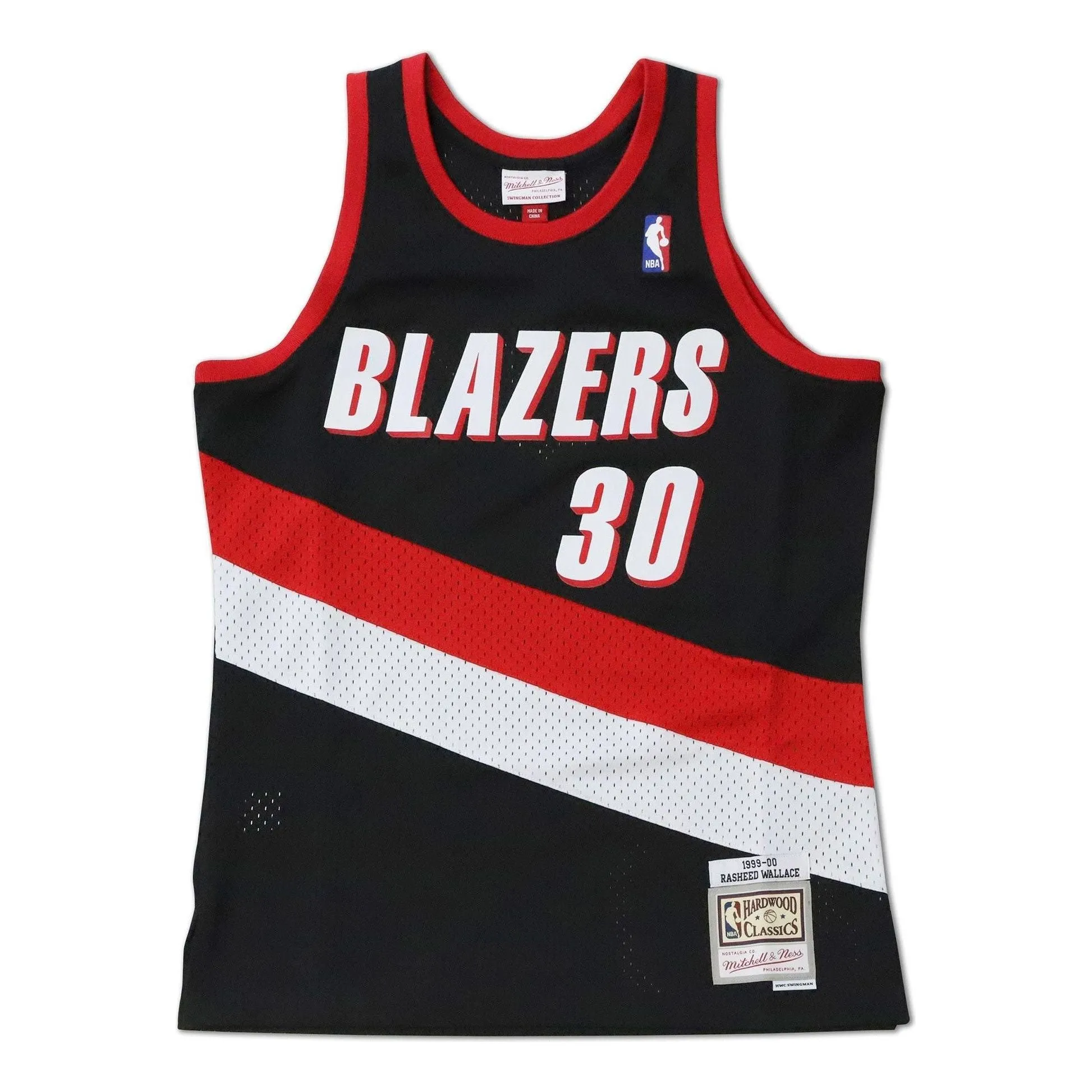 Mitchell & Ness NBA Portland Trail Blazers 1999/00 HWC Swingman Jersey 'Rasheed Wallace Black' 200105747 sold by KicksCrew