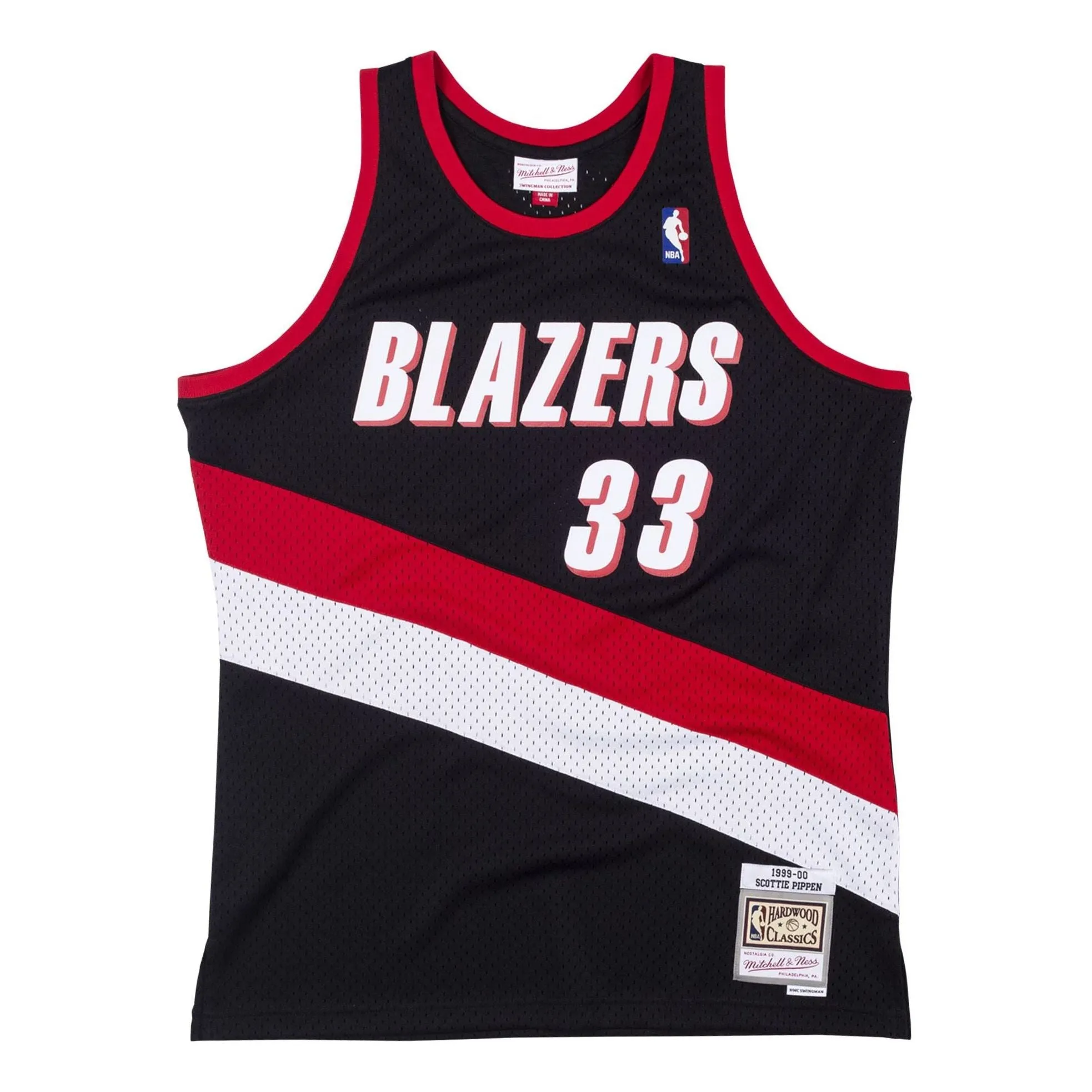 Mitchell & Ness NBA Portland Trail Blazers 1999/00 HWC Swingman Jersey 'Scottie Pippen Black' 200105748 sold by KicksCrew