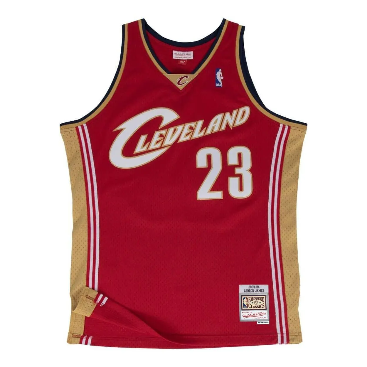 Mitchell & Ness NBA Cleveland Cavaliers 2003/04 Swingman Jersey 'LeBron James Wine' 200472828 sold by KicksCrew