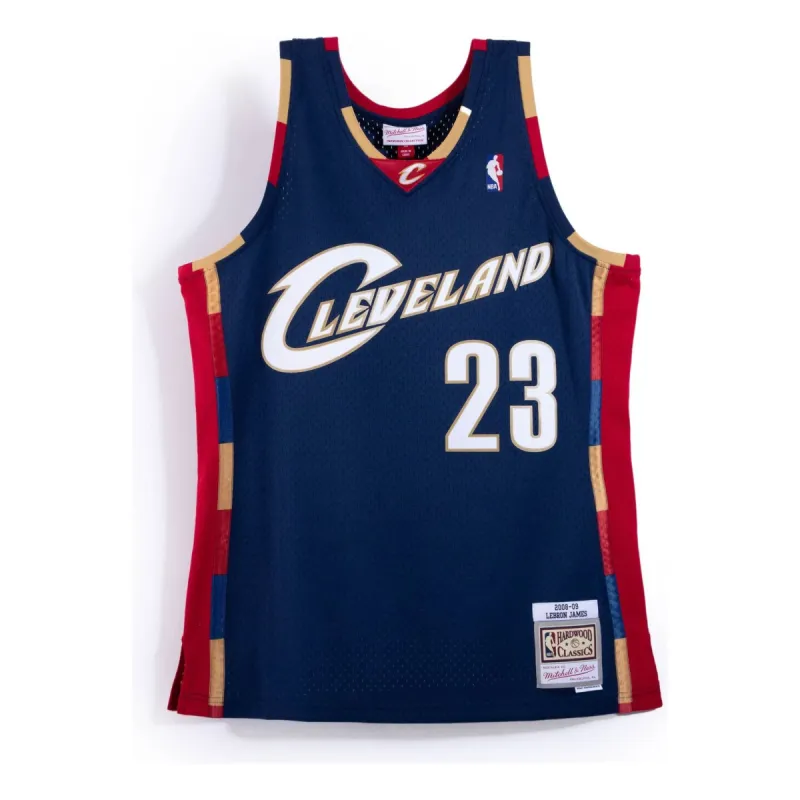 Mitchell & Ness NBA Cleveland Cavaliers 2008/09 HWC Swingman Jersey 'LeBron James Navy' 200105541 sold by KicksCrew