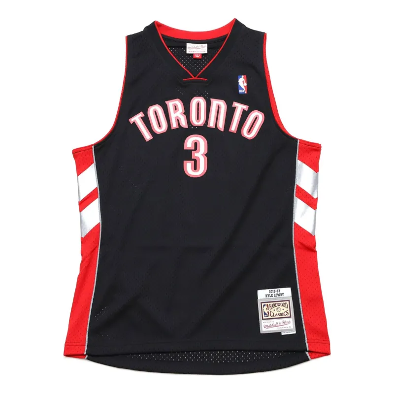 Mitchell & Ness NBA Toronto Raptors 2012/13 Swingman Jersey 'Kyle Lowry Black' 200472869 sold by KicksCrew