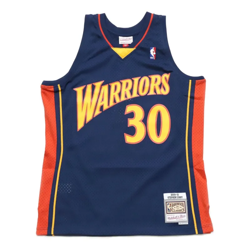 Mitchell & Ness NBA Golden State Warriors 2009/10 HWC Swingman Jersey 'Stephen Curry Navy' 200105600 sold by KicksCrew