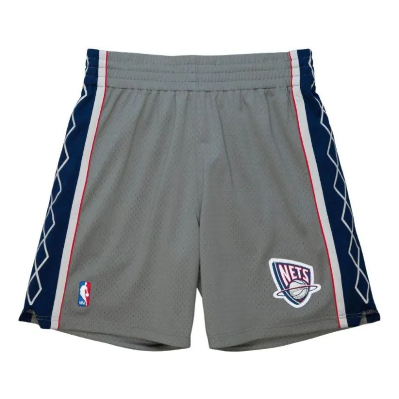 Mitchell & Ness NBA New Jersey Nets 2004/05 HWC Authentic Player Shorts 'Grey Navy' 5289225 sold by KicksCrew