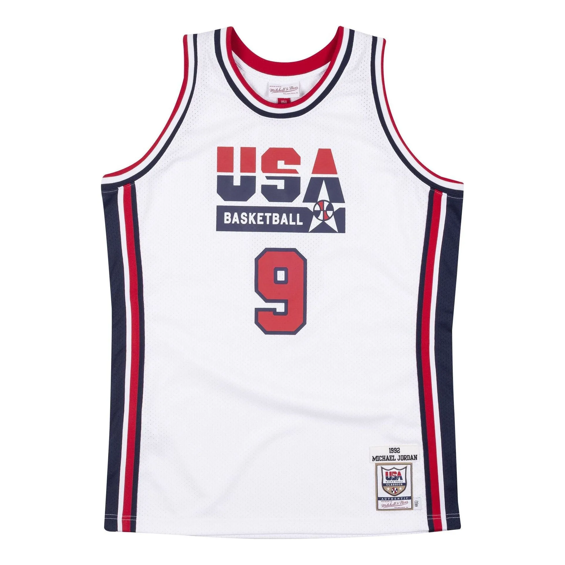 Mitchell & Ness Team USA 1992 Home Authentic Player Jersey 'Michael Jordan' 6376340 sold by KicksCrew
