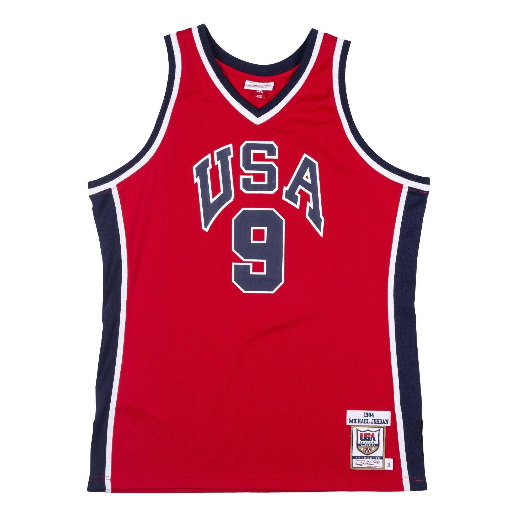 Mitchell & Ness Team USA 1984 Home Authentic Player Jersey 'Michael Jordan' 6251134 sold by KicksCrew