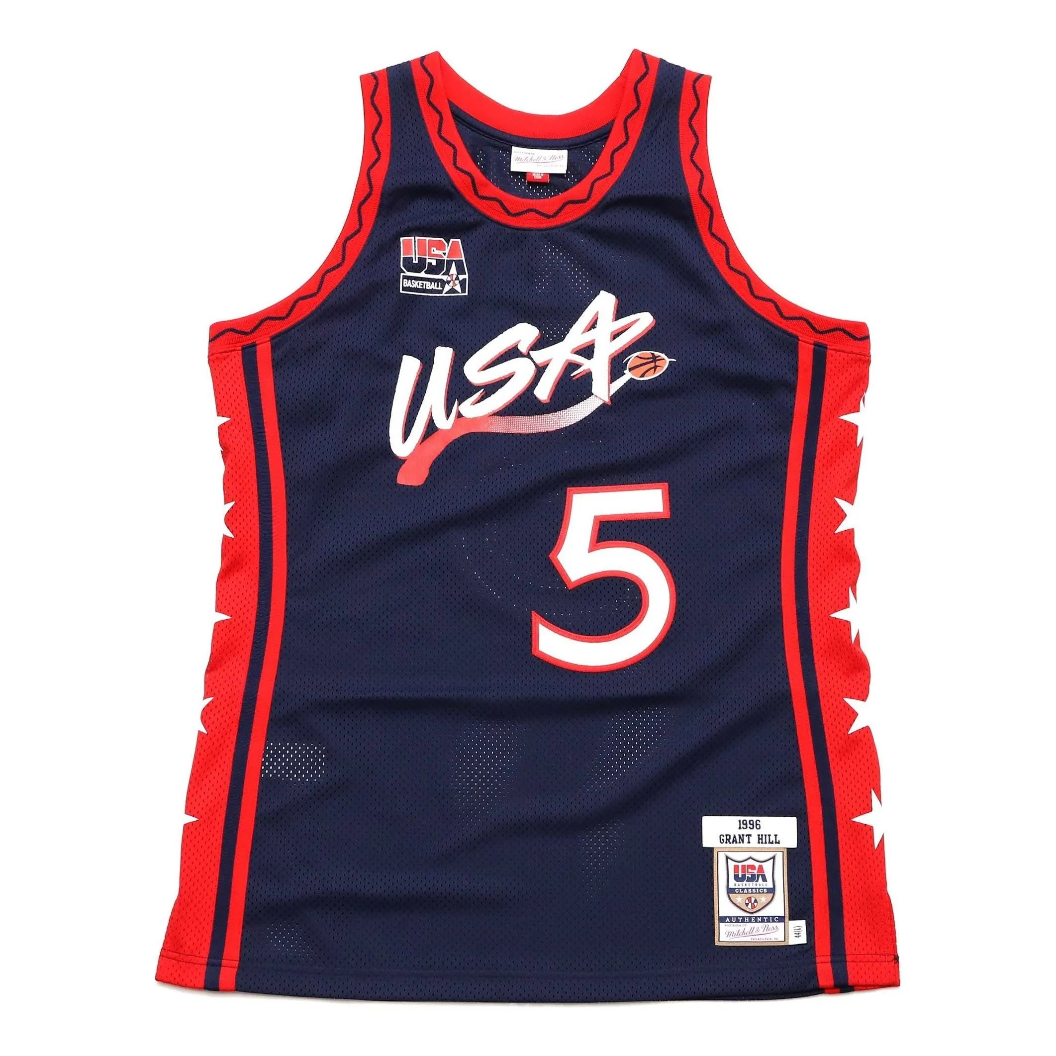 Mitchell & Ness Team USA 1996 Road Authentic Player Jersey 'Grant Hill' 6632492 sold by KicksCrew