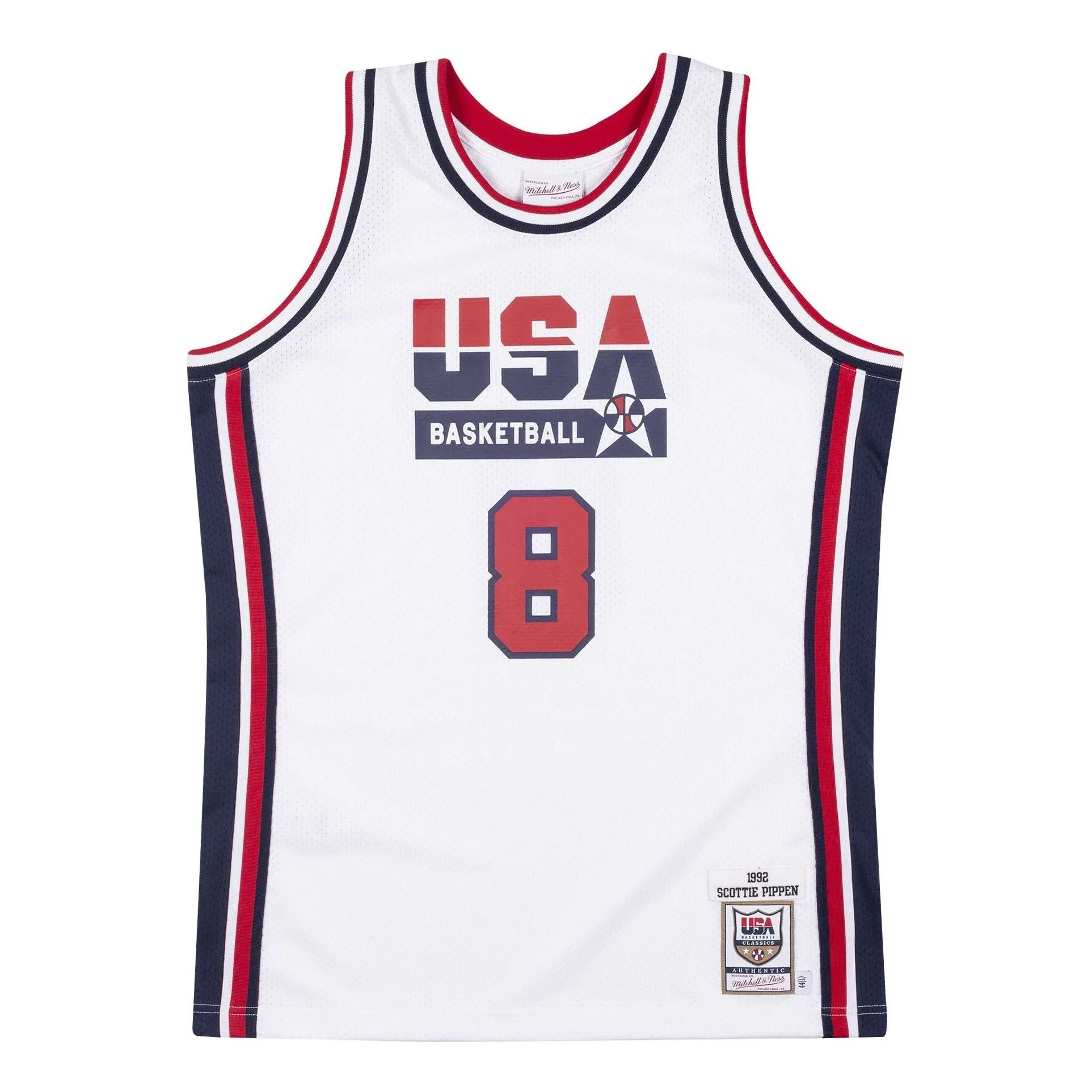 Mitchell & Ness Team USA 1992 Home Authentic Player Jersey 'Scottie Pippen' 6376341 sold by KicksCrew