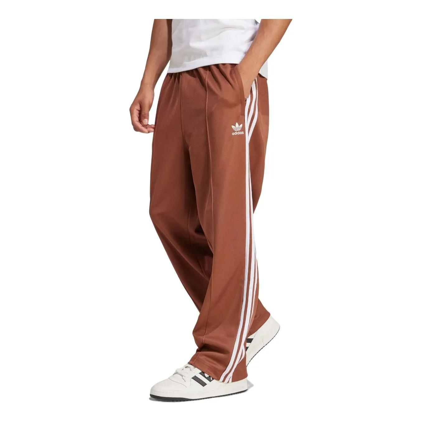 adidas Adicolor Baggy Fit Firebird Track Pants 'Preloved Brown' IZ2476 sold by KicksCrew