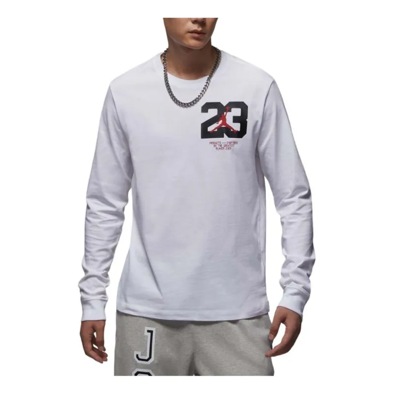 Air Jordan Sport Long Sleeve T-Shirt Asia Sizing 'White' FZ1982-100 sold by KicksCrew