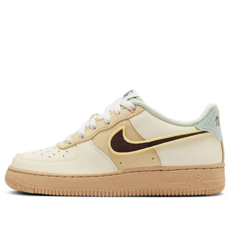 (GS) Nike Air Force 1 LV8 'Coconut Milk Sesame'  HQ3473-122 sold by KicksCrew