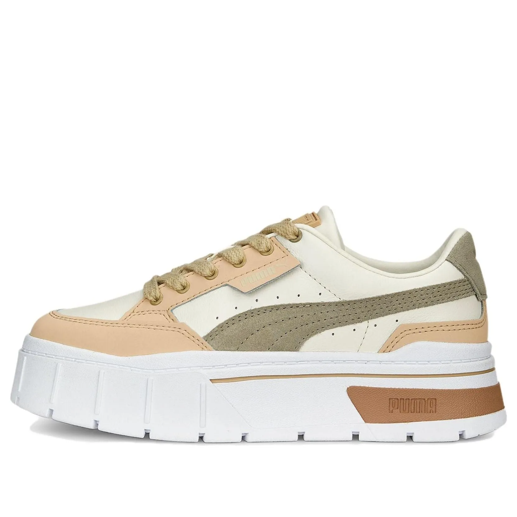(WMNS) PUMA Mayze Stack Luxe 'Beige' 389853-02 sold by KicksCrew