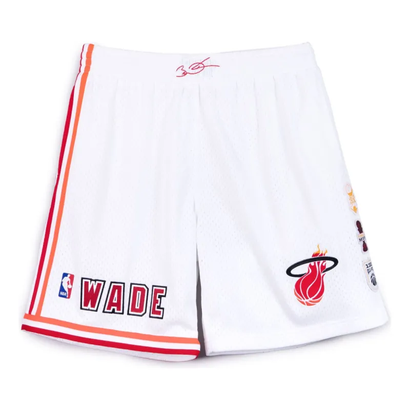 Mitchell & Ness NBA Miami Heat 2006/07 Swingman Shorts 'Dwyane Wade White' 201297641 sold by KicksCrew