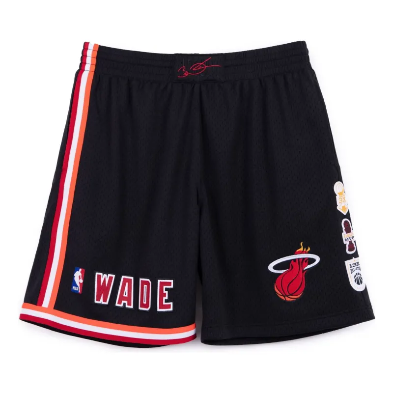 Mitchell & Ness NBA Miami Heat 2006/07 Swingman Shorts 'Dwyane Wade Black' 201297640 sold by KicksCrew
