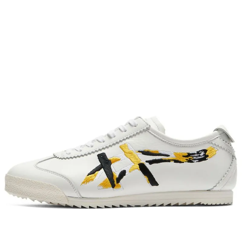 (WMNS) Onitsuka Tiger Mexico 66 Deluxe 'White Vibrant Yellow' 1182A625-101 sold by KicksCrew