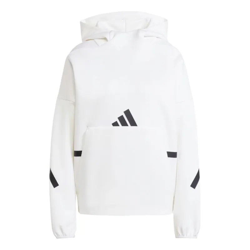 (WMNS) adidas Z.N.E. Hoodie 'White Black' JI7553 sold by KicksCrew